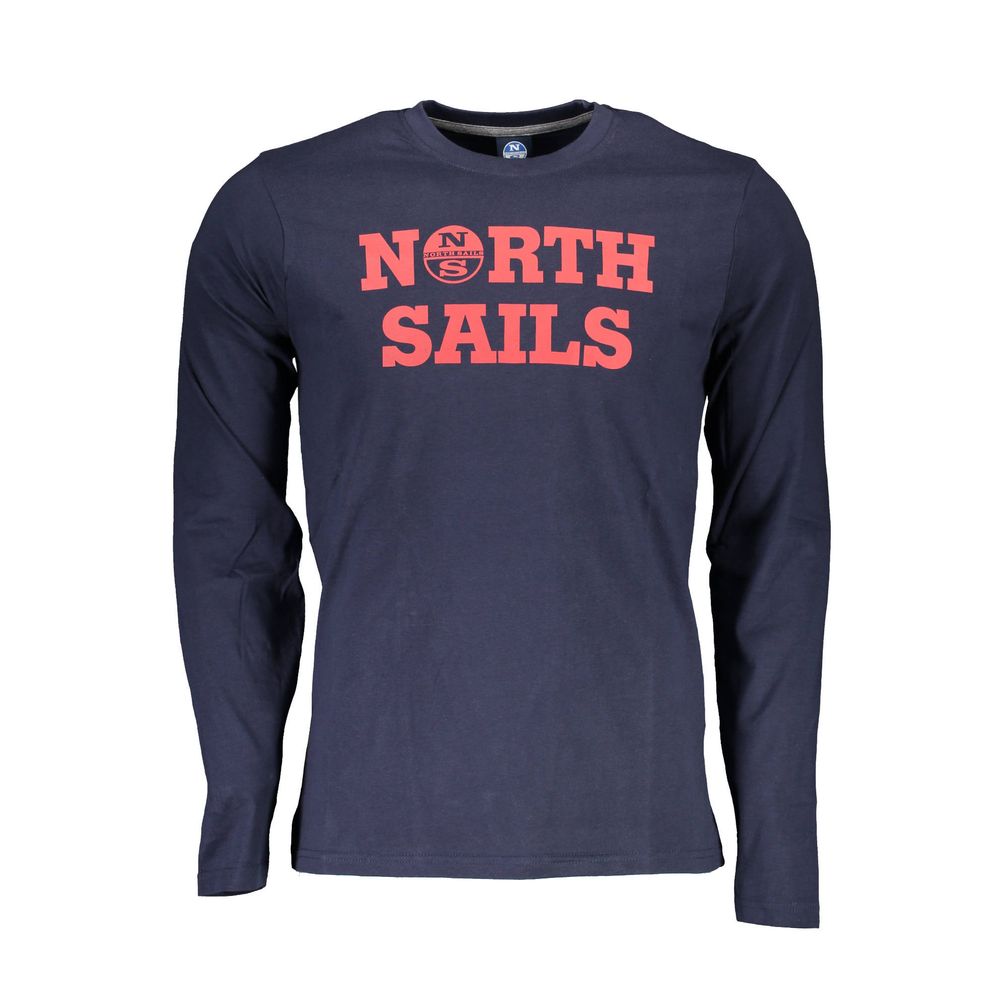 

Синяя хлопковая мужская футболка North Sails