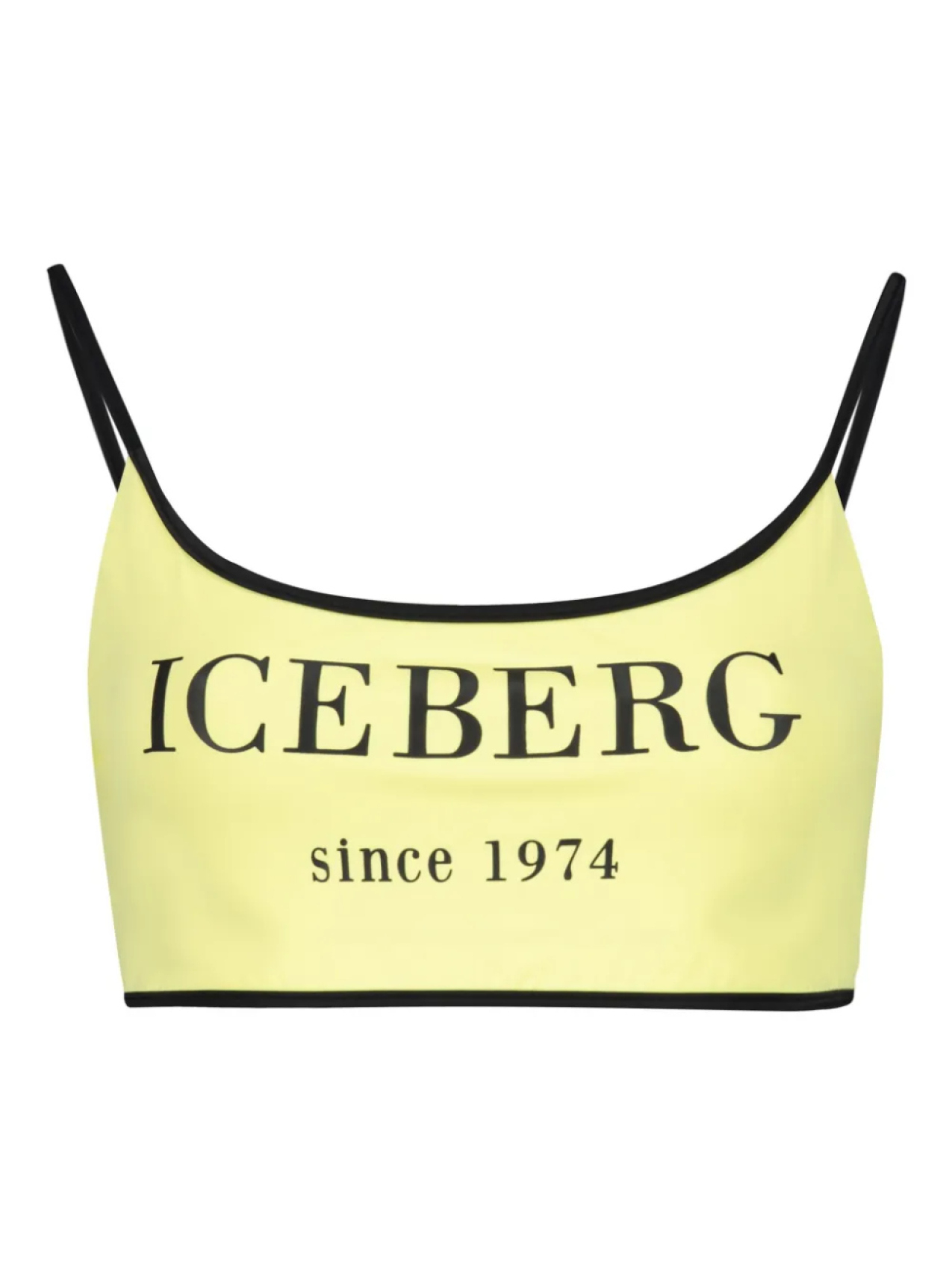 

Верх бикини с логотипом Iceberg, желтый