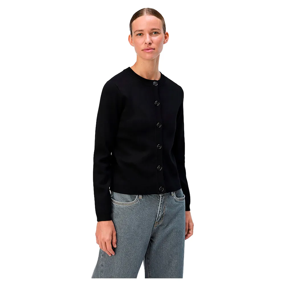 

Свитер Object Ester Sli cardigan, черный
