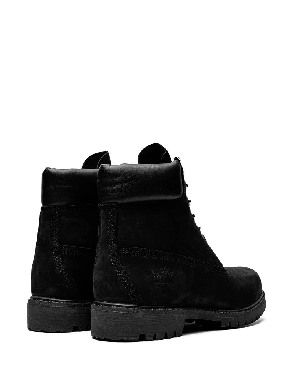 Мужские ботинки Timberland Premium кожаные с логотипом, черный — фото 3
