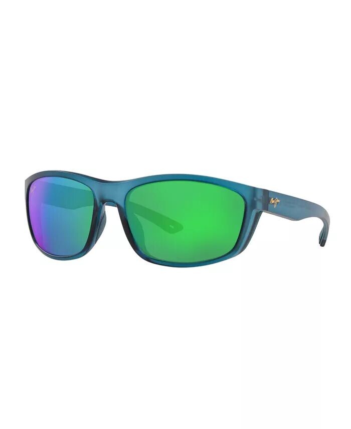 

Поляризованные солнцезащитные очки унисекс, Nuu Landing Mj000735 Maui Jim, синий