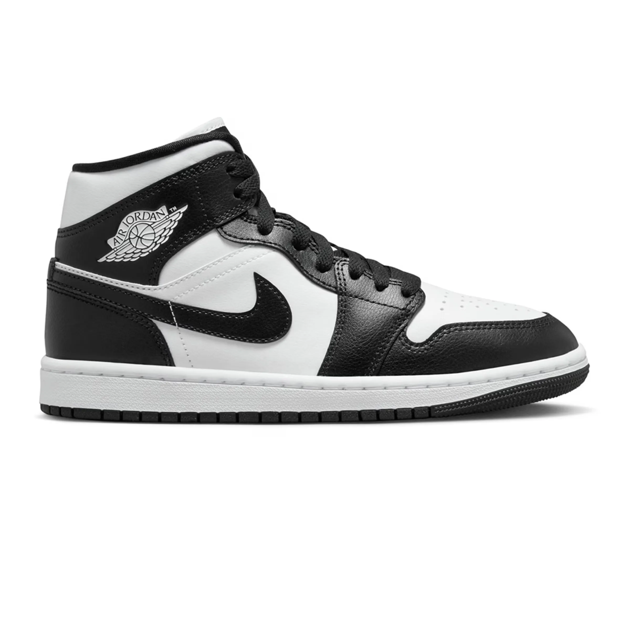 Баскетбольные кроссовки Air Jordan 1 Mid женские, белый/черный