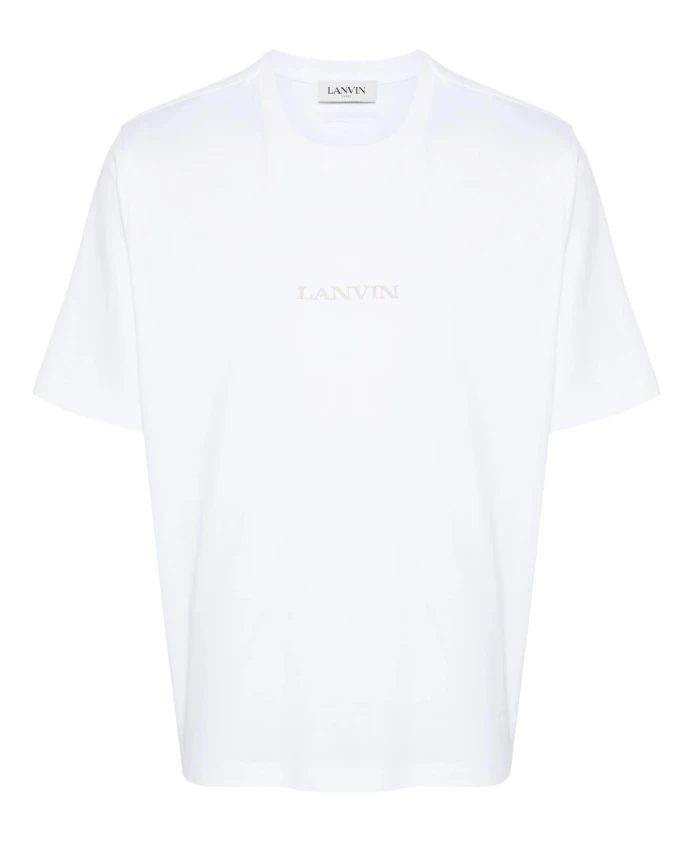 

Футболка с вышивкой Lanvin, белый