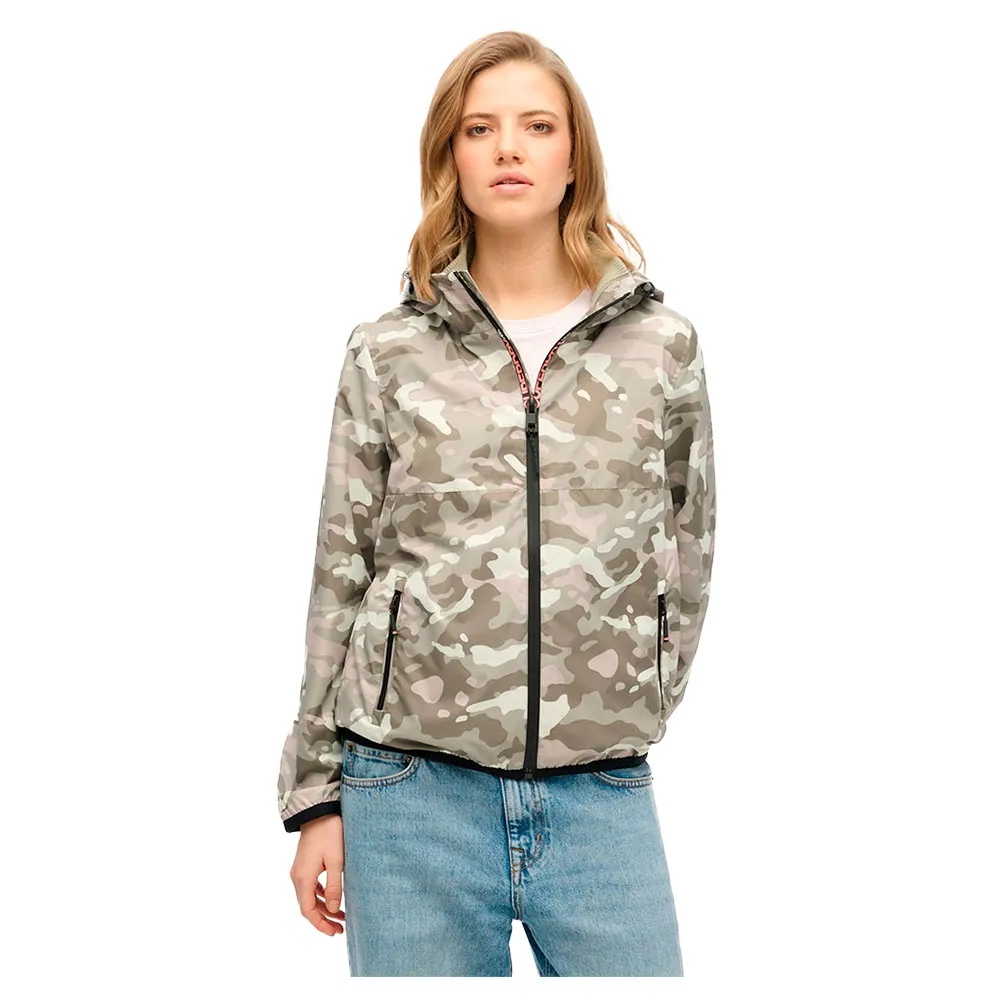 

Куртка Superdry Logo Windbreaker, бежевый