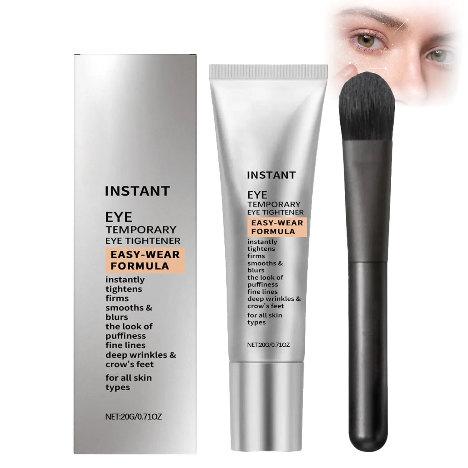 Крем для глаз Perfection Eye Tightener с мгновенным подтягивающим эффектом Snockoo