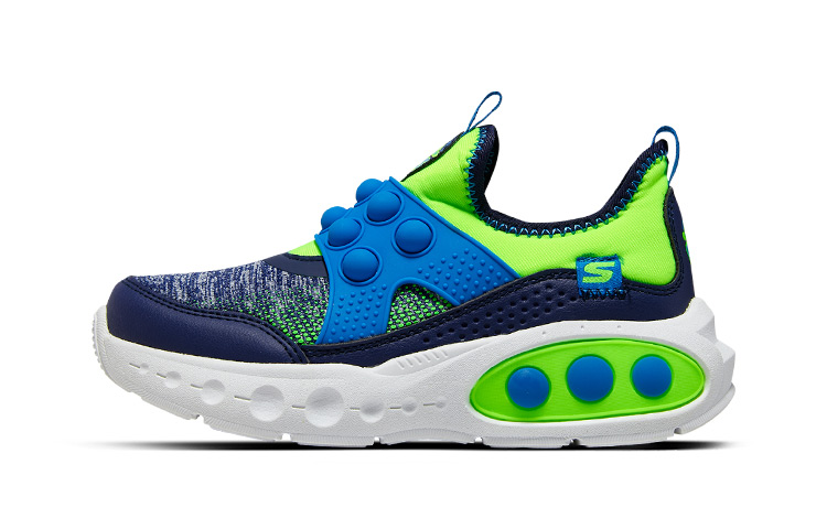 Детские кроссовки Skechers для бега с защитой от истирания, морской синий — фото 2