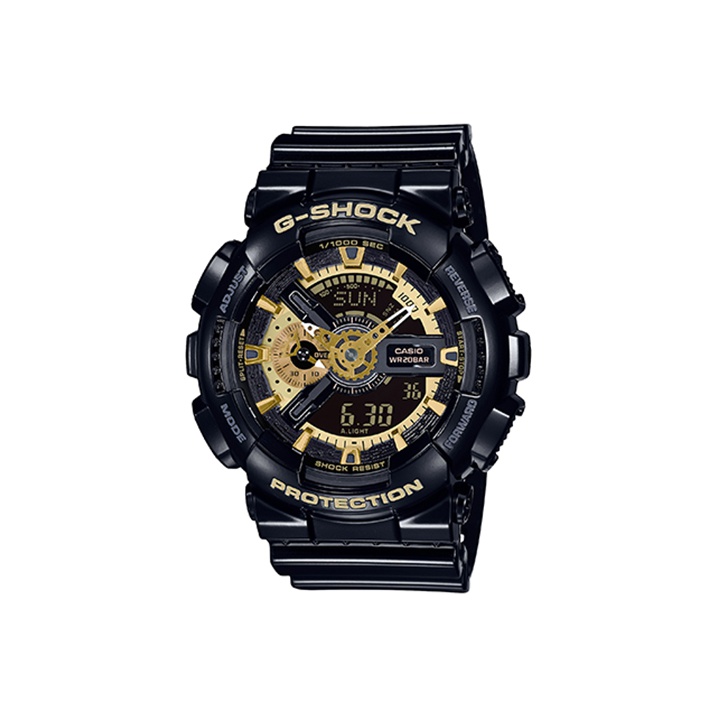 

G-SHOCK Часы G SHOCK Quartz Movement Resin Strap Watch Men's Watch Black Dial, Black Gold Watch Dial