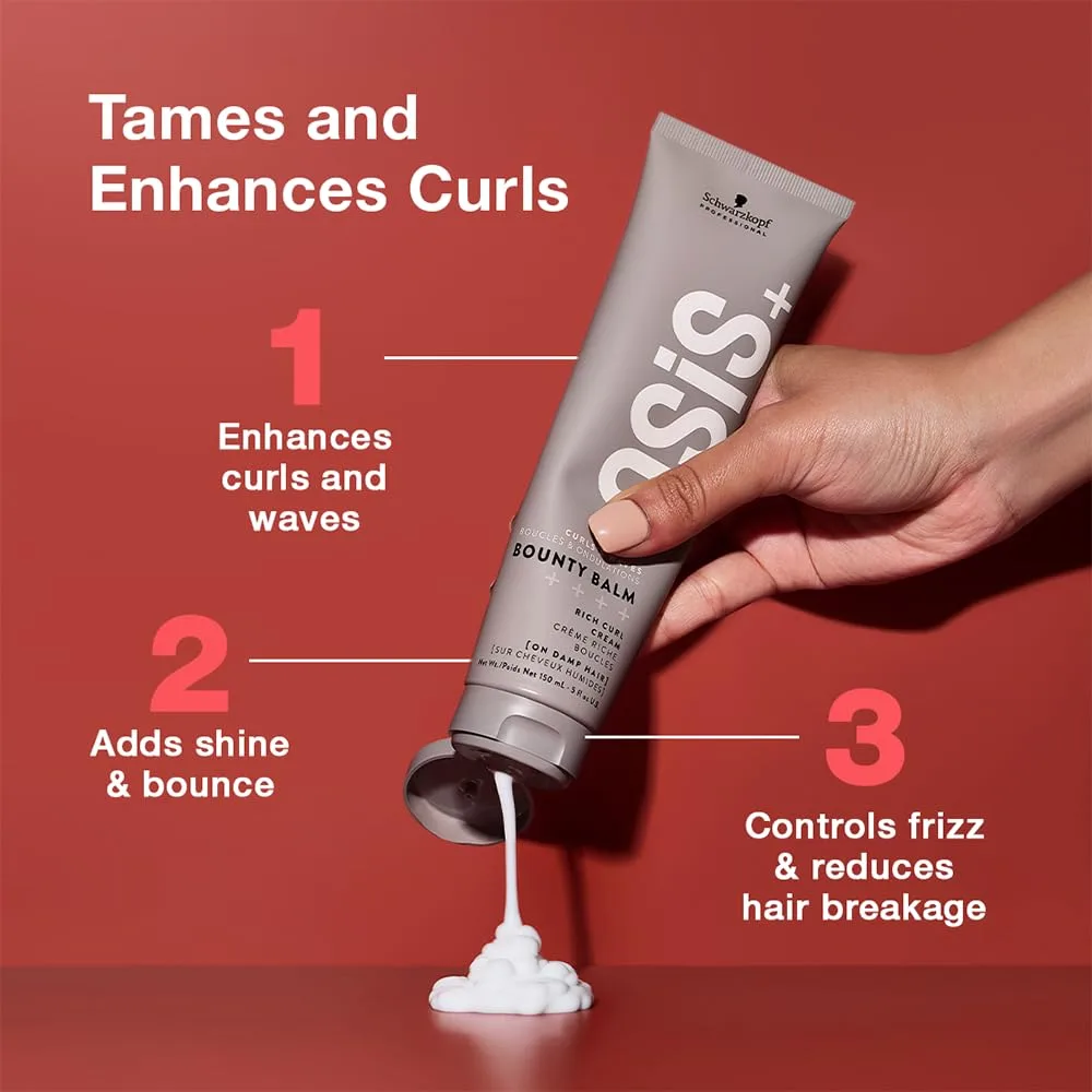 OSiS+ Bounty Balm - Насыщенный крем для кудрявых волос, контролирующий пушистость и придающий естественную текстуру. — фото 4