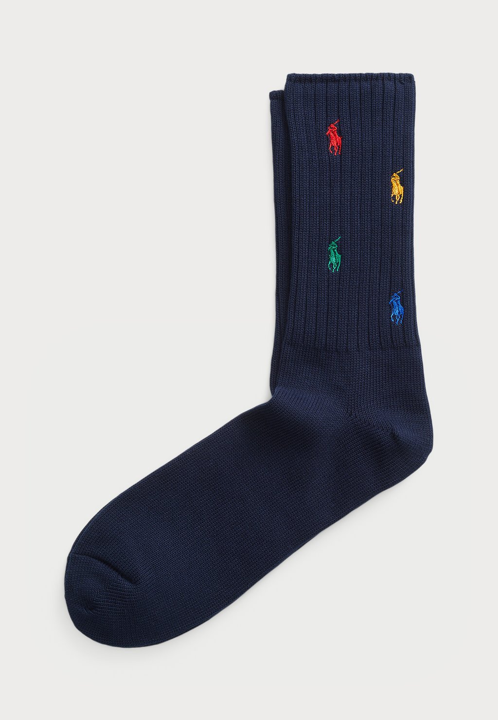

Носки MULTICOLOR PONY COTTON BLEND CREW SOCKS Polo Ralph Lauren, темно-синий