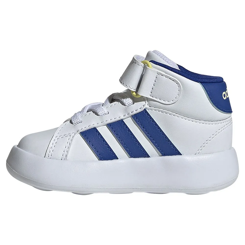 Детские кроссовки adidas Grand Court Mid, белый — фото 3