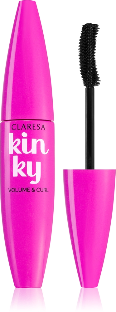 

Тушь для ресниц Kinky Lash, придающая объем и завивка Claresa, atspalvis 01 deep black 10 гр