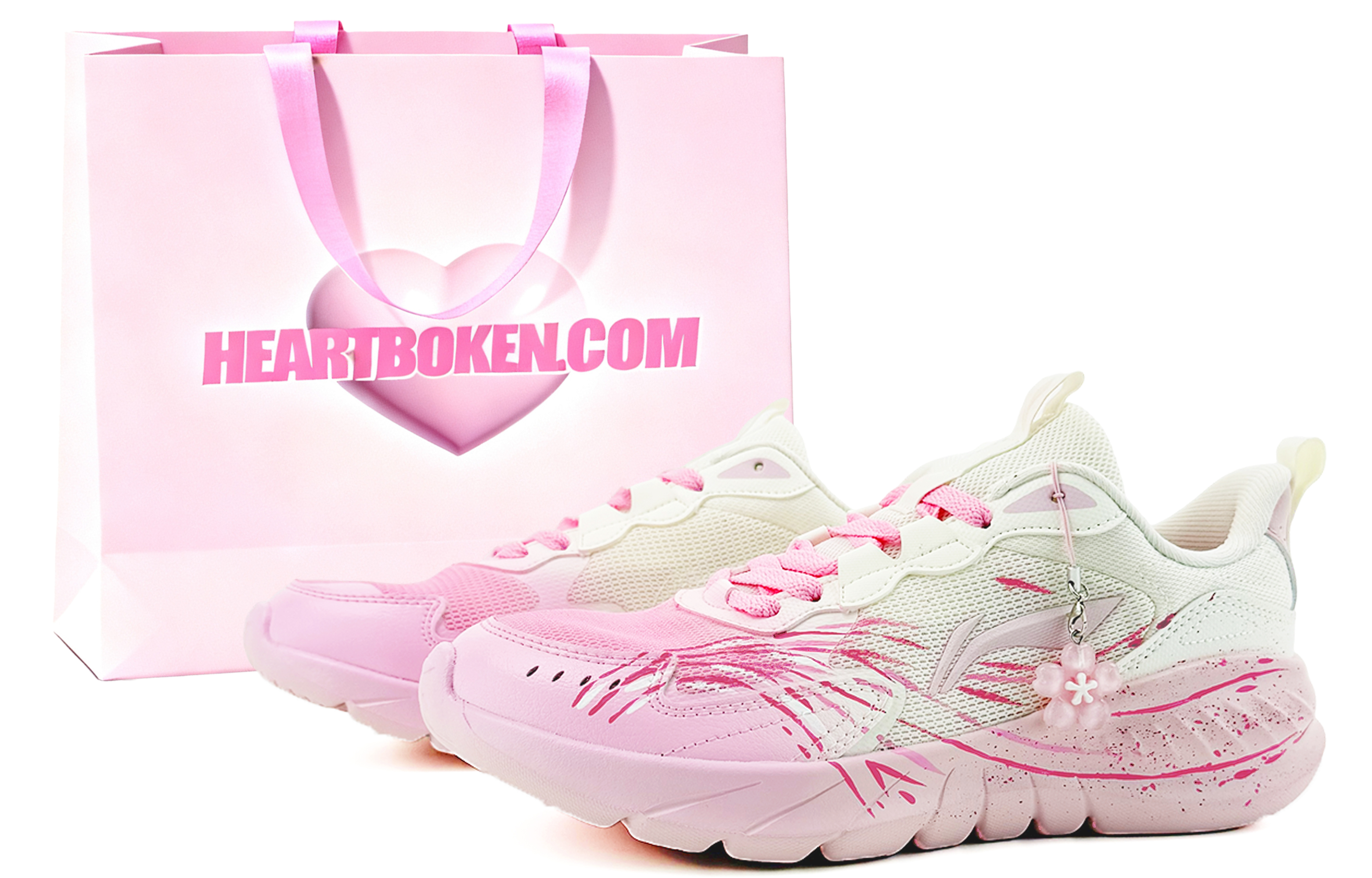 

Легкая амортизация Mist, износостойкий низкий верх LINING, розовый