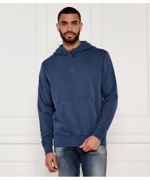 

Толстовка we_dye_hood Regular fit Boss Orange, синий