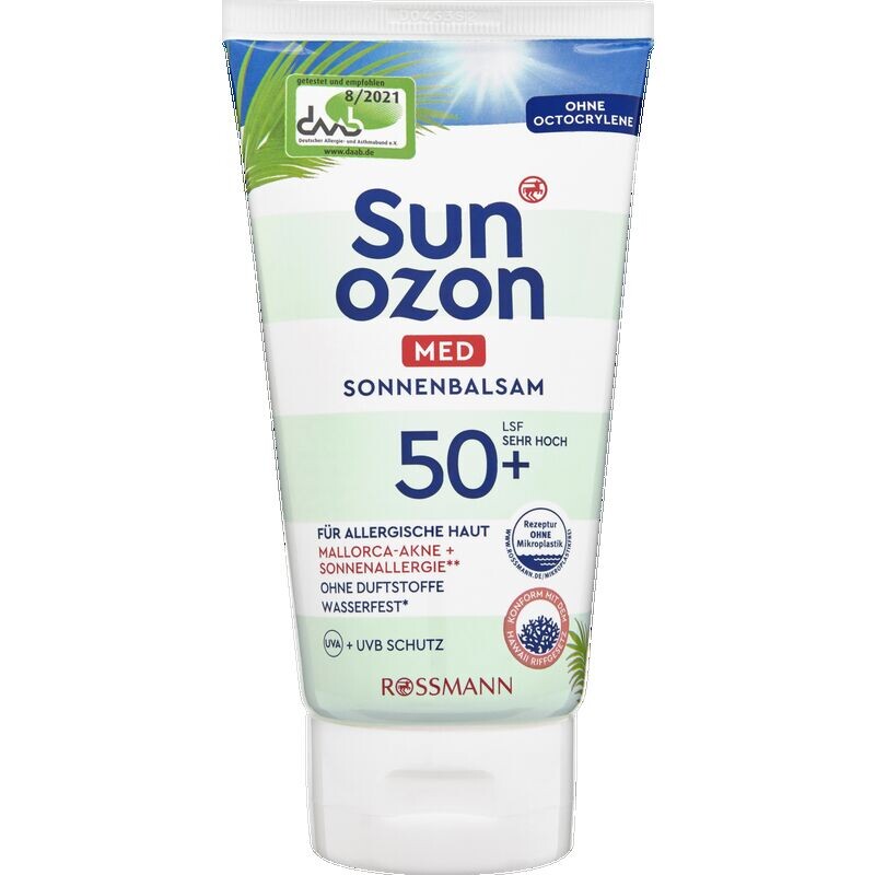 

Солнцезащитный бальзам SPF 50+ sunozon, 150 ml
