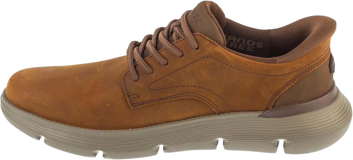 Мужские кроссовки Skechers Garza - Clive, темно-коричневый — фото 3