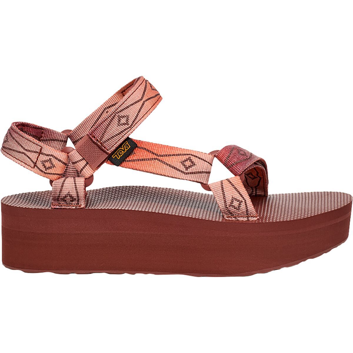 Универсальные сандалии Flatform Sunscape Teva, цвет waterless scarlet