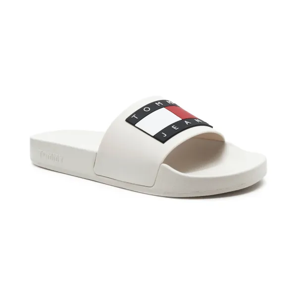 Тапочки Tommy Hilfiger для бассейна с флагом sld ess Tommy Hilfiger, белый