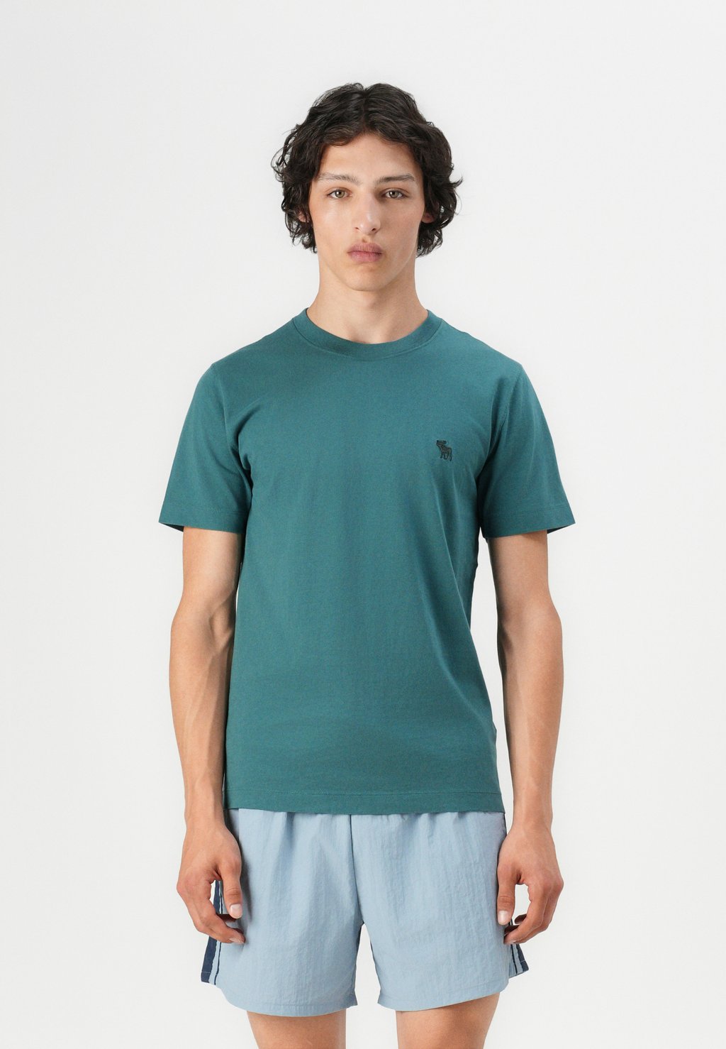 

Базовая футболка PUFFY ICON CREW Abercrombie & Fitch, зеленый