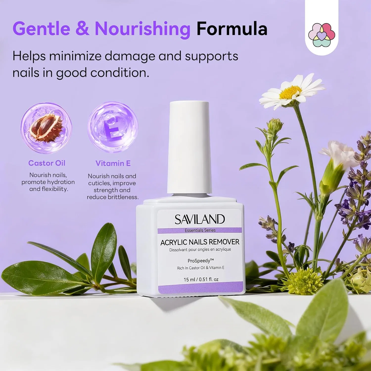 Набор для снятия акриловых ногтей SAVILAND 2 шт. ‎Saviland, 2 X Acrylic Nail Remover — фото 3