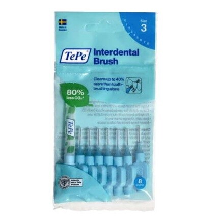 

Межзубные щетки TePe Original 0,6мм синие 8шт New1