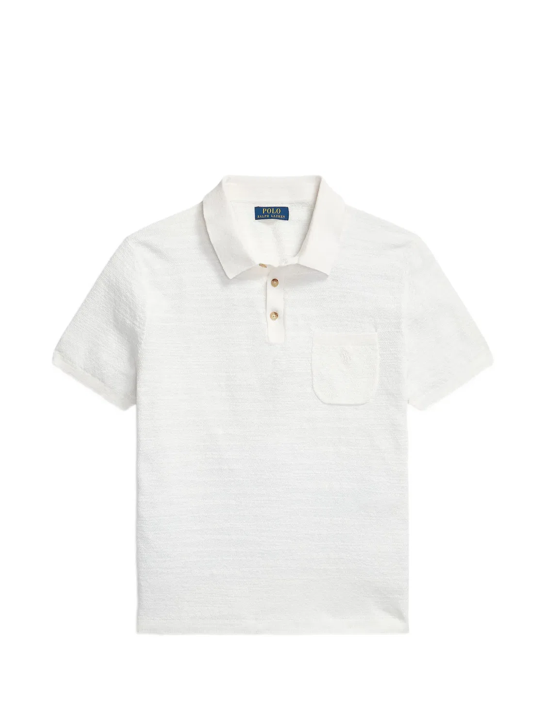 Рубашка поло с нагрудным карманом Polo Ralph Lauren, белый