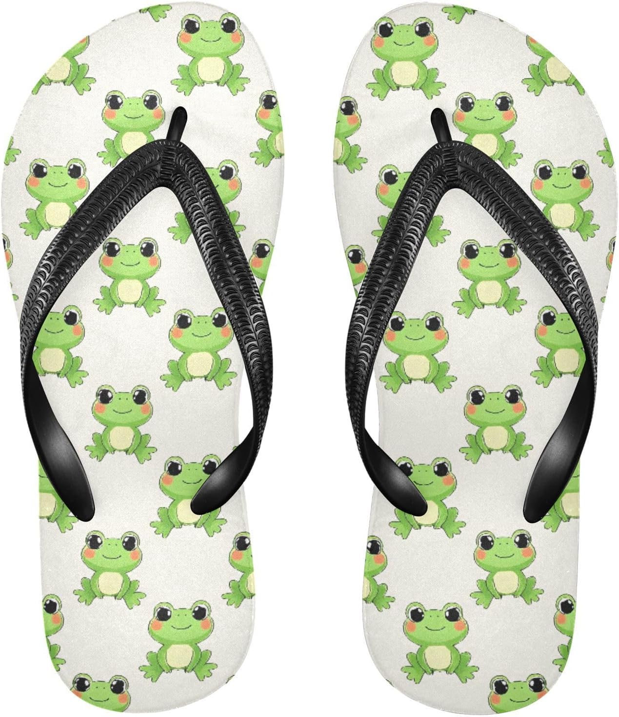 

Шлепанцы MNSRUU для женщин и мужчин, с милым рисунком лягушки, женские шлепанцы, мужские сандалии, тапочки для душа, летние нескользящие шлепанцы для плавания, пляжа и ванной комнаты, размер XS, Frog A15792