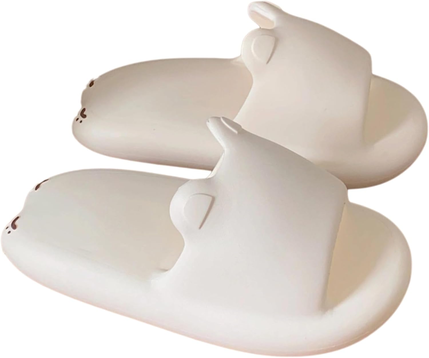 

Унисекс летние сланцы YPNMR с милыми мультяшными котами для пары, женские и мужские домашние шлепанцы для ванной и душа, белый