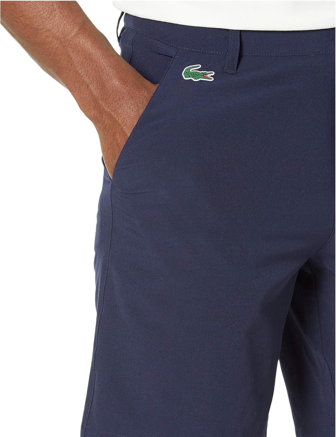 Мужские спортивные шорты для гольфа Lacoste Taffeta, Navy Blue — фото 3