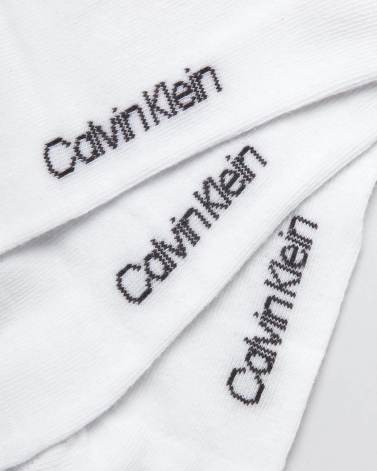 Женские носки Calvin Klein Crew Socks - 6 пар мягких хлопковых носков с отворотами на манжете, мини/средней длины, для женщин (размер обуви: 4-10), White — фото 3
