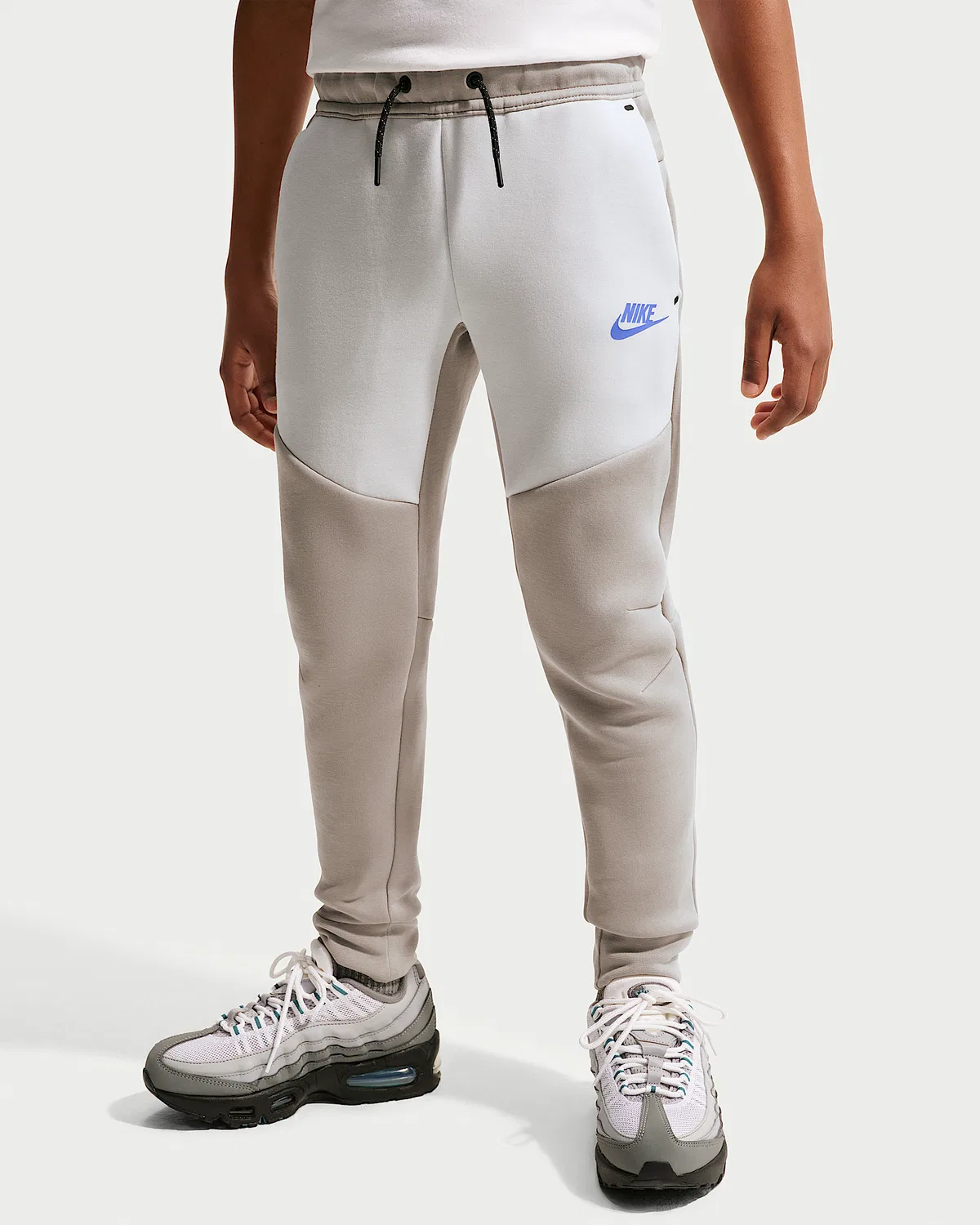 Джоггеры Nike Sportswear Tech Fleece для старших детей, College Grey/Photon Dust/Black/Sapphire — фото 2
