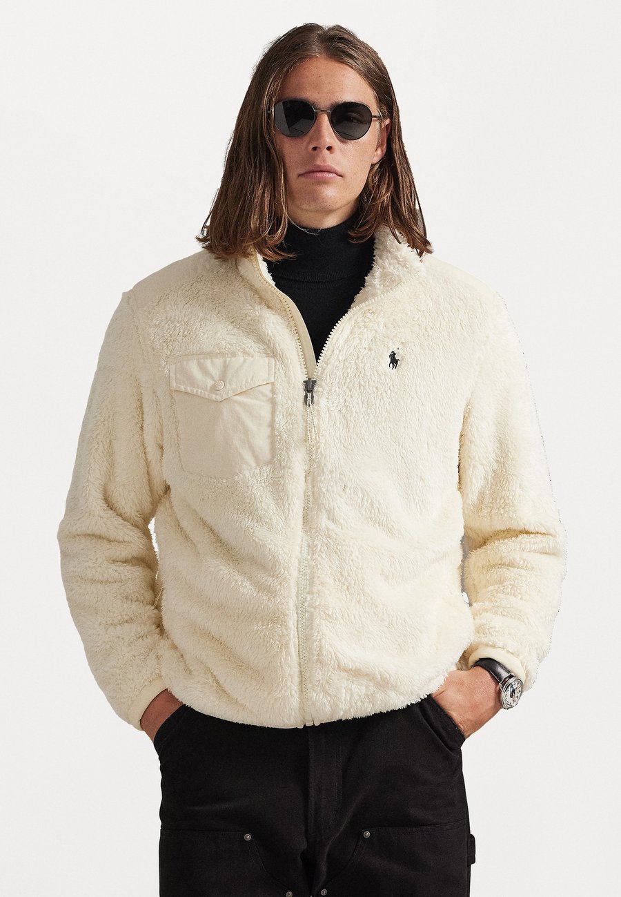 

Флисовая куртка Polo Ralph Lauren CURLY PILE FLEECE JACKET, Andover Cream/Black
