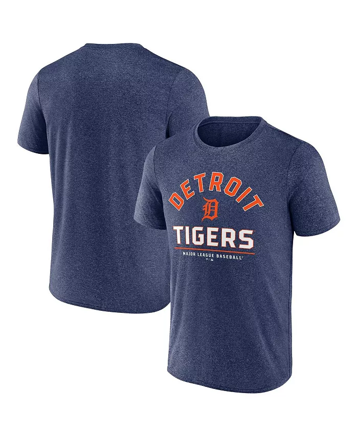

Мужская футболка Detroit Tigers с принтом спереди, цвет вересковый синий Fanatics
