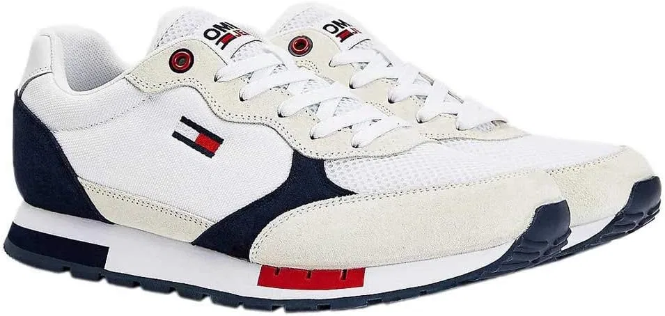 Кроссовки Tommy Hilfiger Tommy Jeans Retro Runner Mix Herren Tommy Jeans Retro Runner Mix, White — фото 2