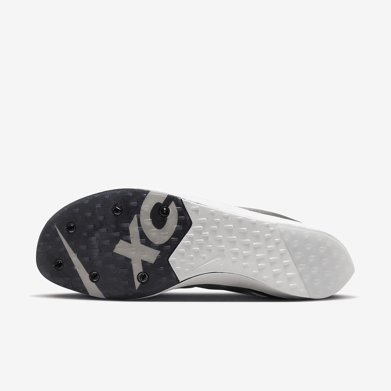 Мужские бутсы Nike ZoomX DragOnfly XC, Black/Metallic Silver-Dk Smoke Grey — фото 2