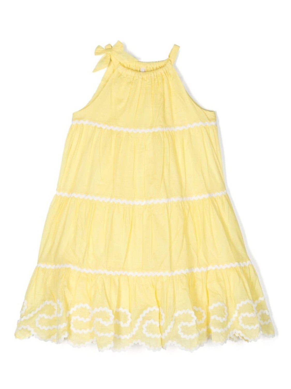 

ZIMMERMANN Kids платье с бантом, желтый