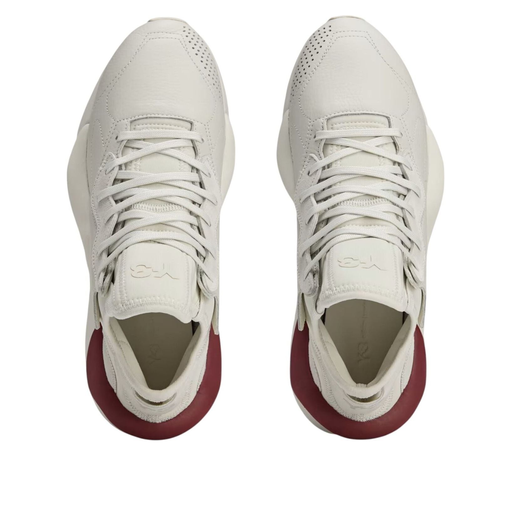 Adidas Y-3 KAIWA 'Beige Orbit Grey Collegiate Burgundy' — фото 2