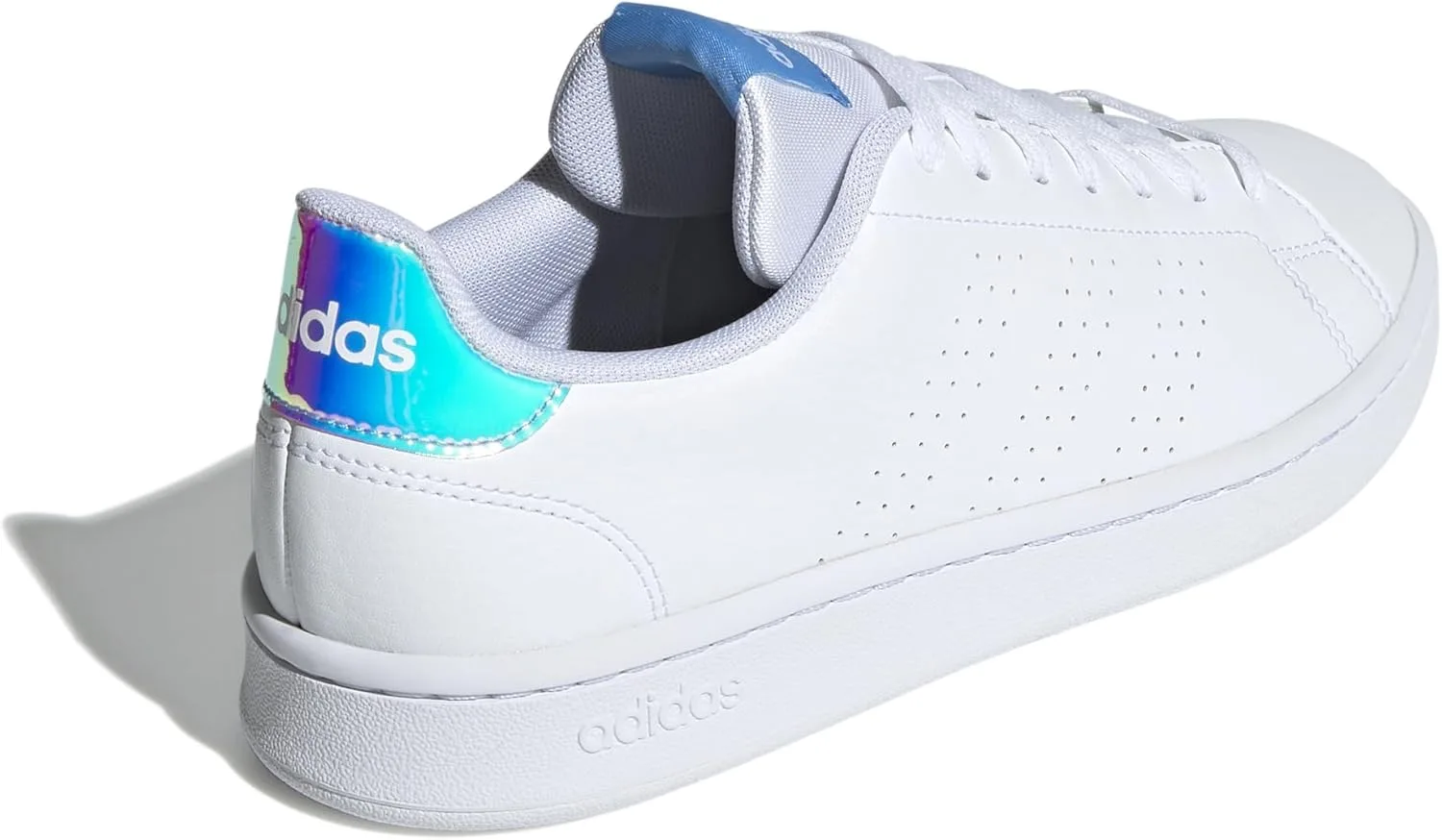 Мужские низкие кроссовки Adidas Advantage (не для футбола), белый/синий — фото 3
