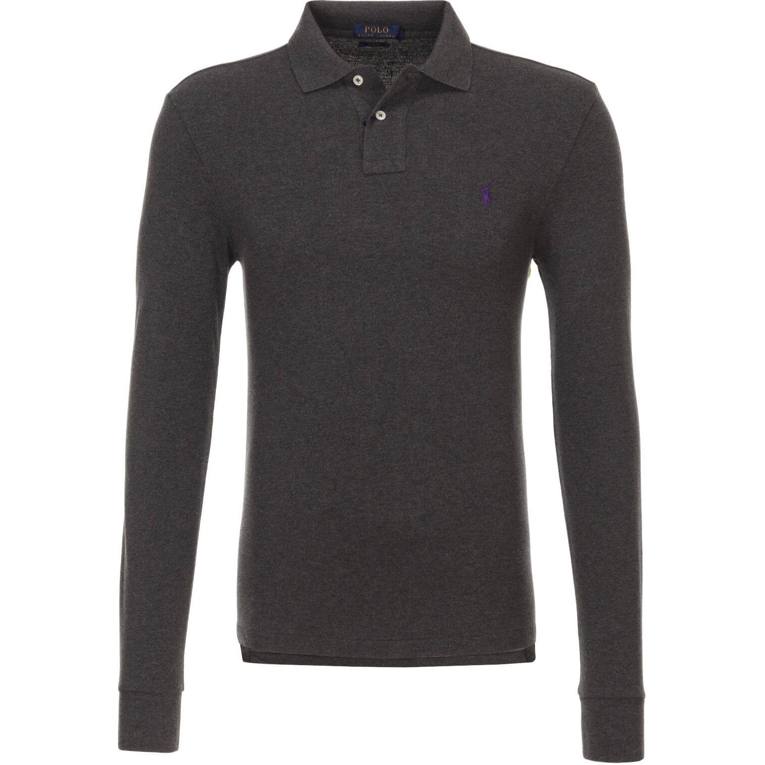 

Мужская серая рубашка-поло FW23 Polo Ralph Lauren, серый