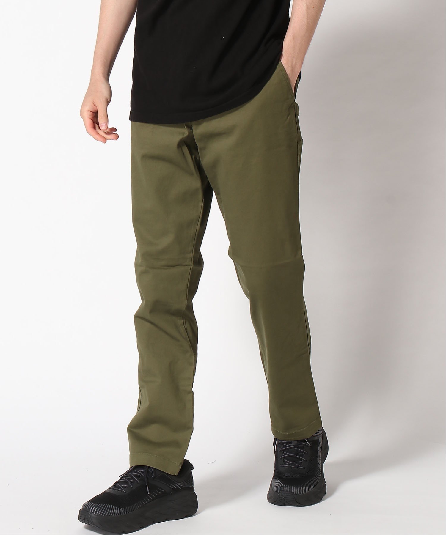 Брюки Gapflex Essential Khaki Slim Fit Gap, ARMY JACKET GREEN V2