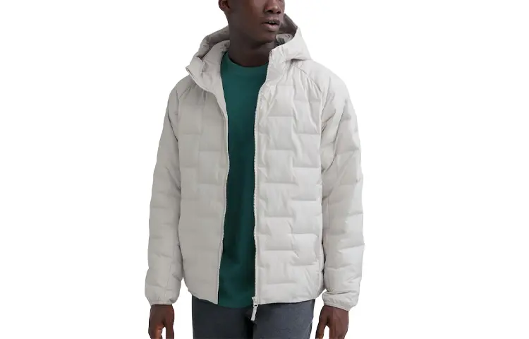 

Uniqlo Пуховая куртка унисекс, цвет туманно-белый