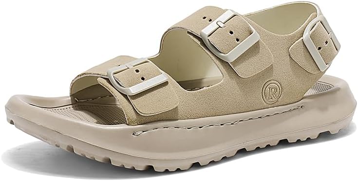 

Мужские пляжные шлепанцы с открытым носком для мужчин, походные, спортивные, повседневные прогулочные сандалии, водная обувь, летние, рыбачьи, легкие Gsohino, белый