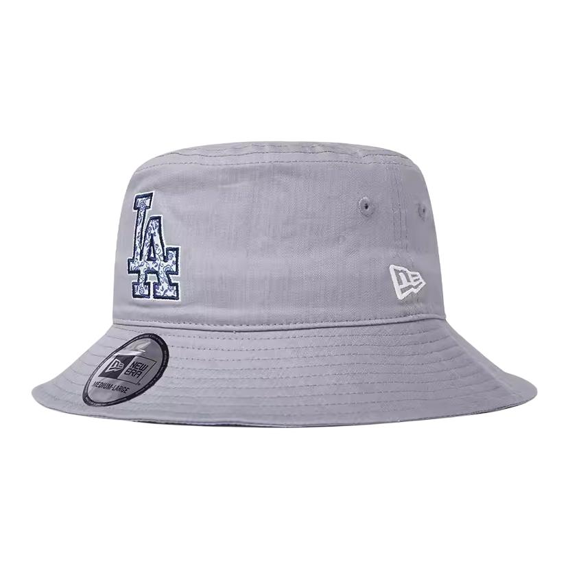 

New Era Хлопковая панама унисекс серого цвета с эластаном, Gray