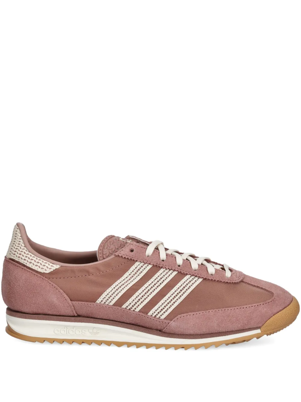 Кроссовки SL 72 OG с трикотажным шнурком Adidas, коричневый