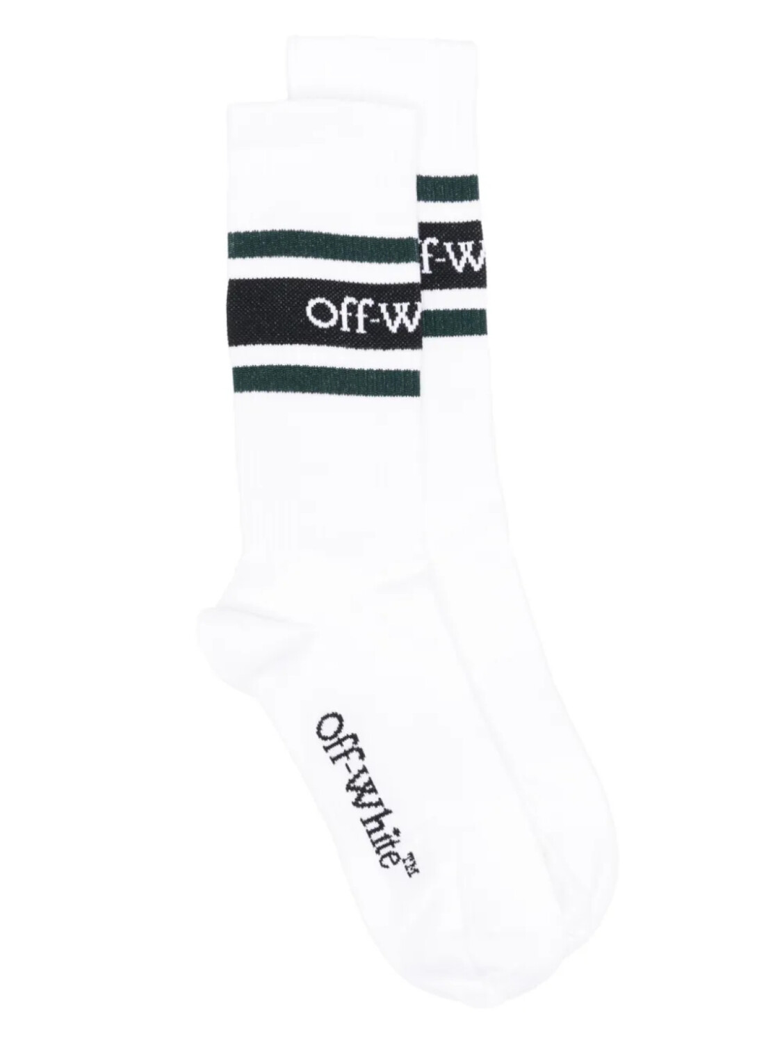 

Off-White носки с логотипом, белый