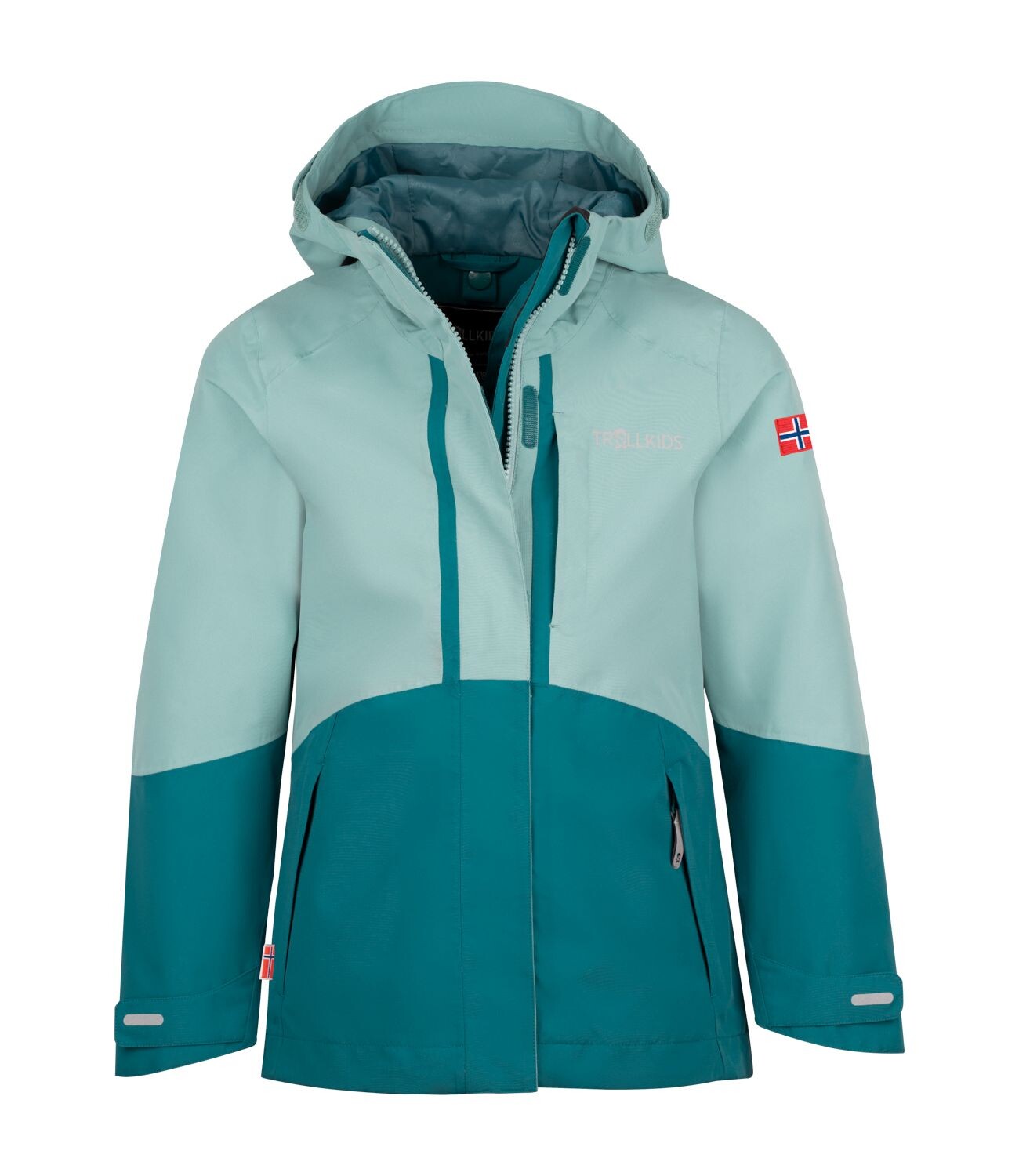 

Функциональная куртка Trollkids Mädchen Jacke Skaland, цвет Gletschergrün/Blaugrün