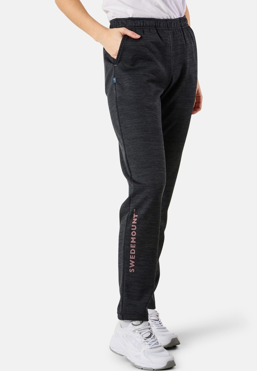 

Спортивные штаны TRAINING LOGO Swedemount, цвет Charcoal Melange Dusty Rose