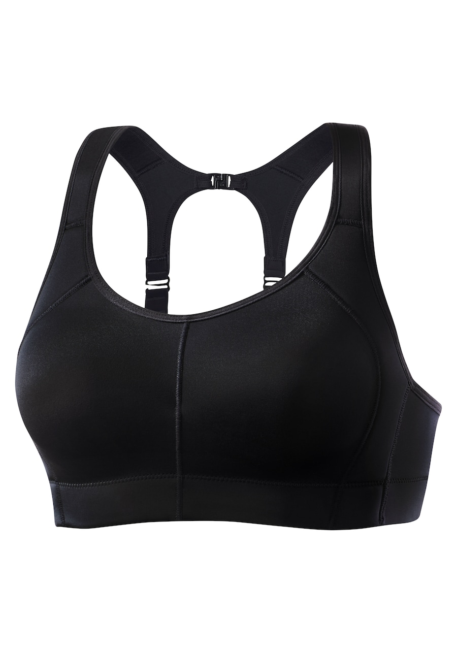 

Спортивный бюстгальтер-бралетт LASCANA ACTIVE, черный