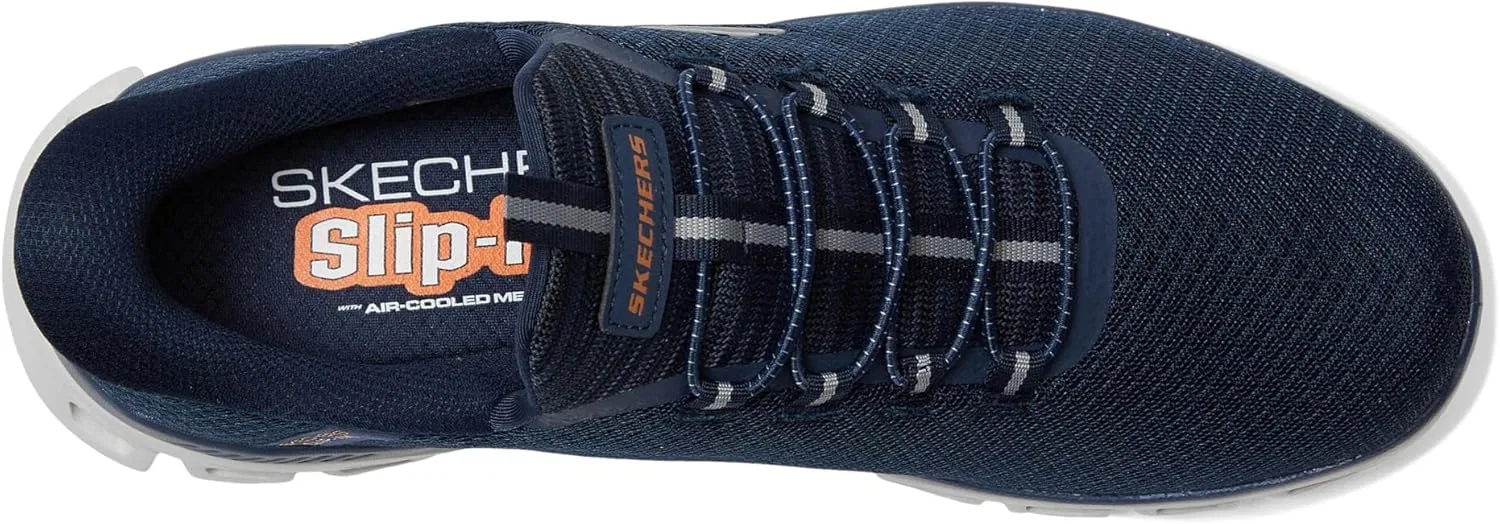 Мужские кроссовки Skechers Glide-Step Noxus Hands Free без шнурков, Navy Xsp — фото 3