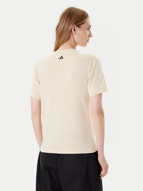 Футболка regular fit FARM Graphic JL8614 Adidas, бежевый — фото 3