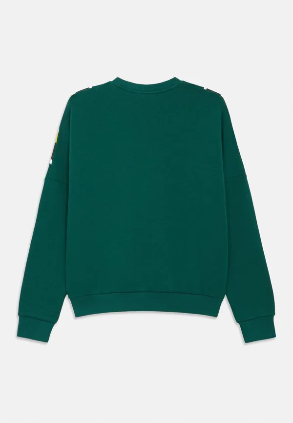 Свободная толстовка унисекс с рукавами «летучая мышь» от santiago Adidas Originals, Collegiate Green/Black — фото 2